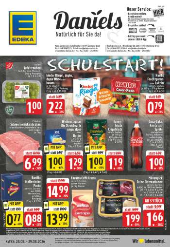 Prospekte Edeka - 24.08.2026 - 29.08.2026.