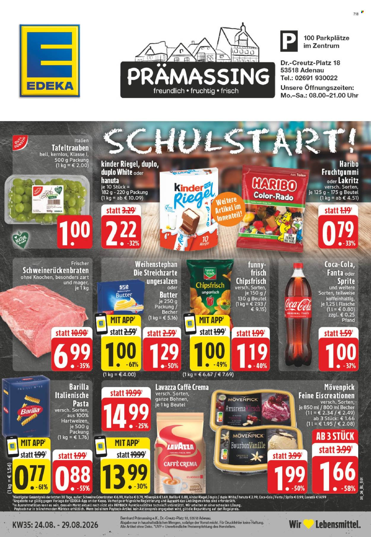 Edeka Prospekte  - 24.08.2026 - 29.08.2026. Seite 1