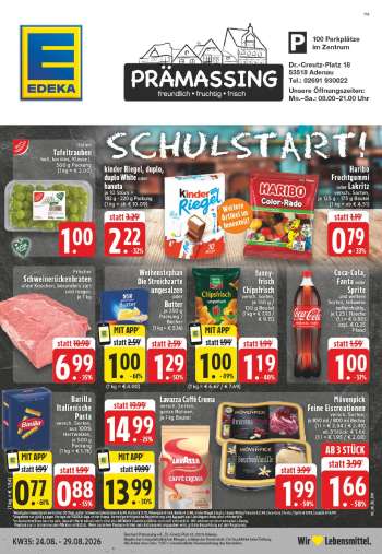 Prospekte Edeka - 24.08.2026 - 29.08.2026.