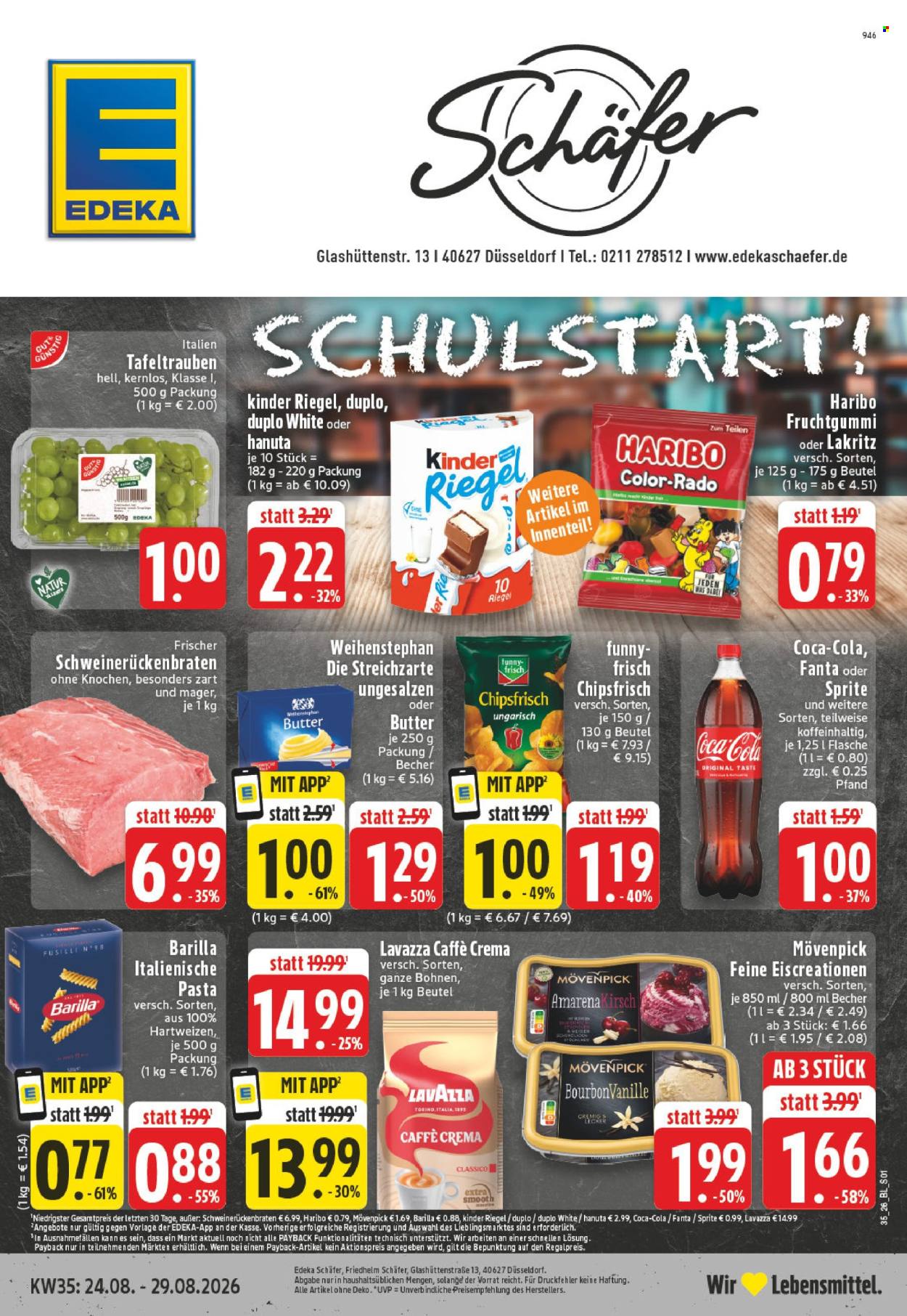 Edeka Prospekte  - 24.08.2026 - 29.08.2026. Seite 1