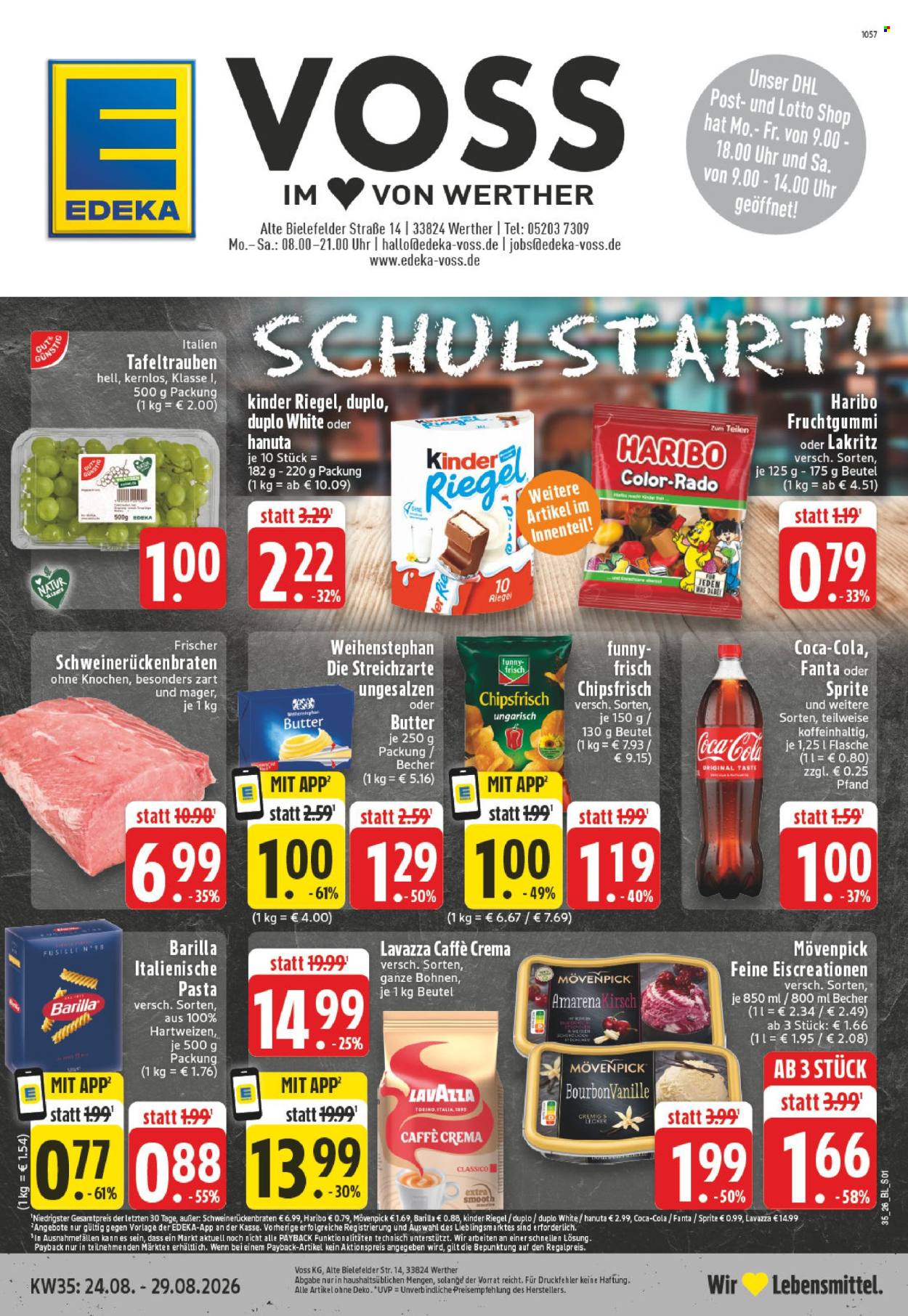 Edeka Prospekte  - 24.08.2026 - 29.08.2026. Seite 1