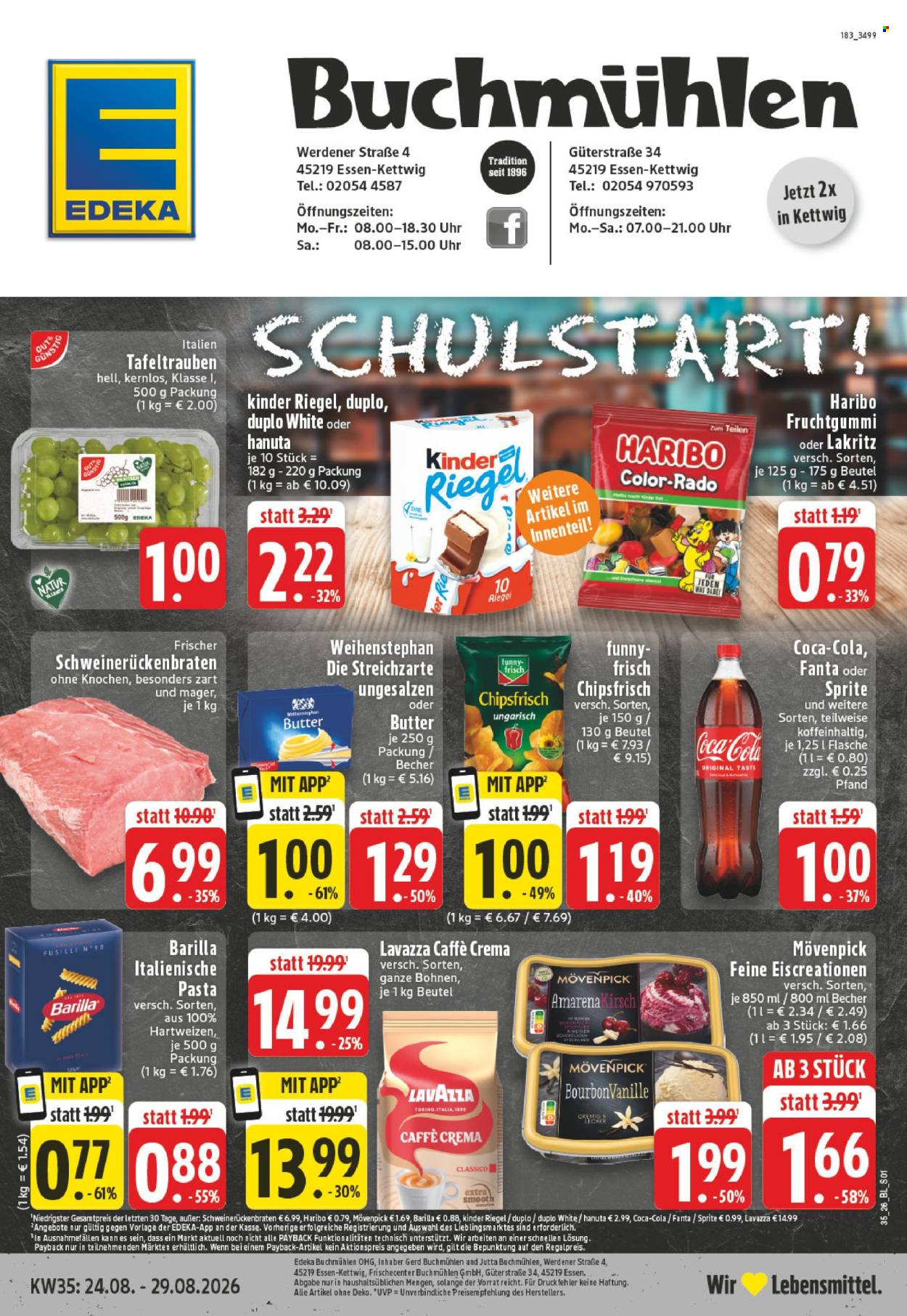 Edeka Prospekte  - 24.08.2026 - 29.08.2026. Seite 1