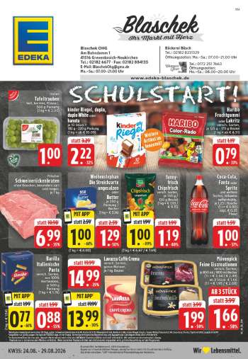Prospekte Edeka - 24.08.2026 - 29.08.2026.