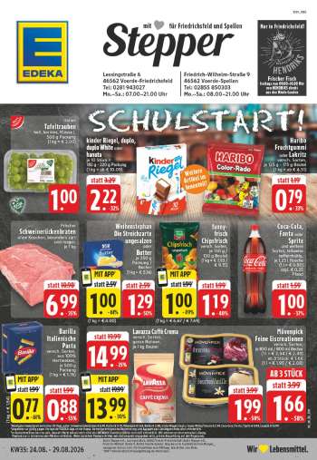 Prospekte Edeka - 24.08.2026 - 29.08.2026.