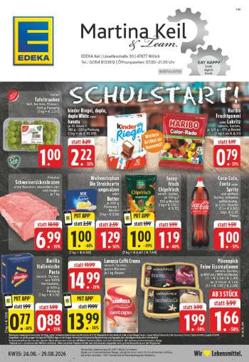 Prospekte Edeka - 24.08.2026 - 29.08.2026.