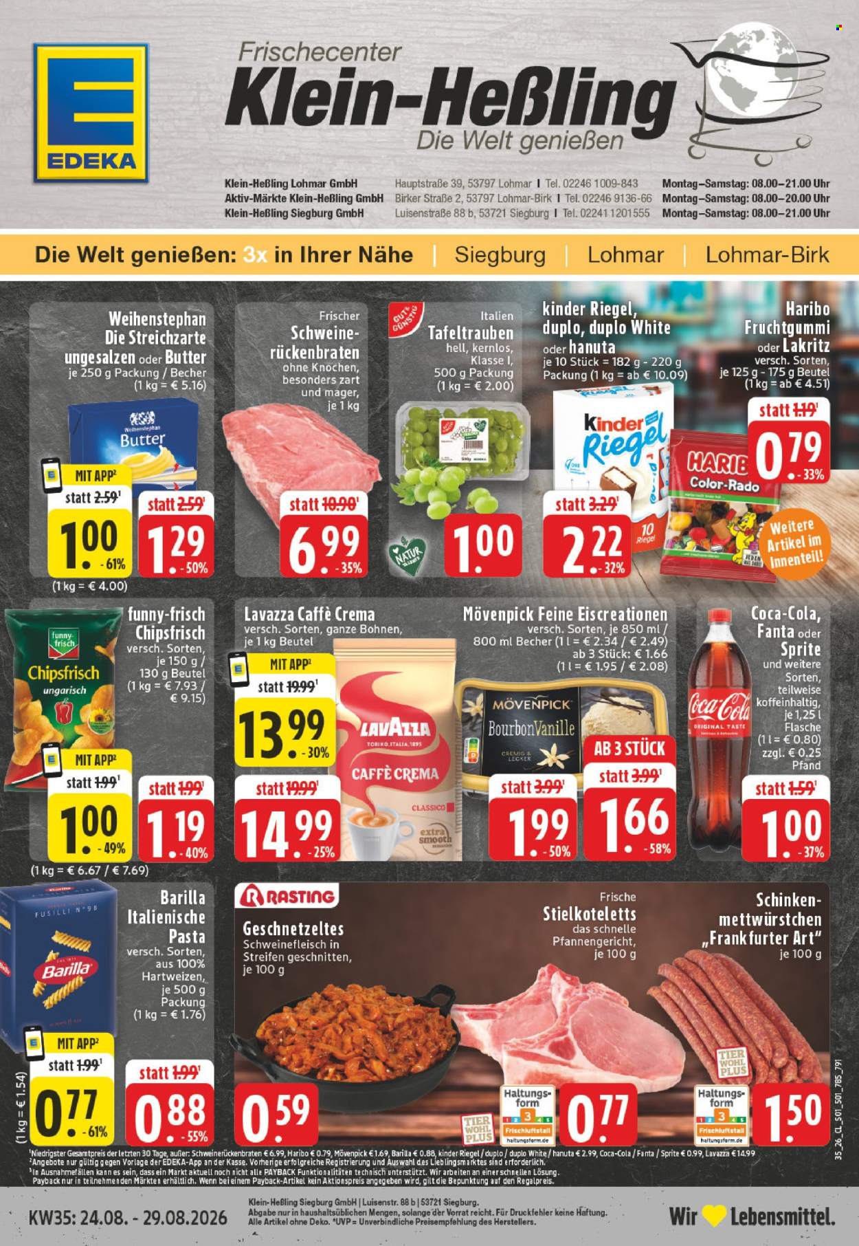 Edeka Prospekte  - 24.08.2026 - 29.08.2026. Seite 1