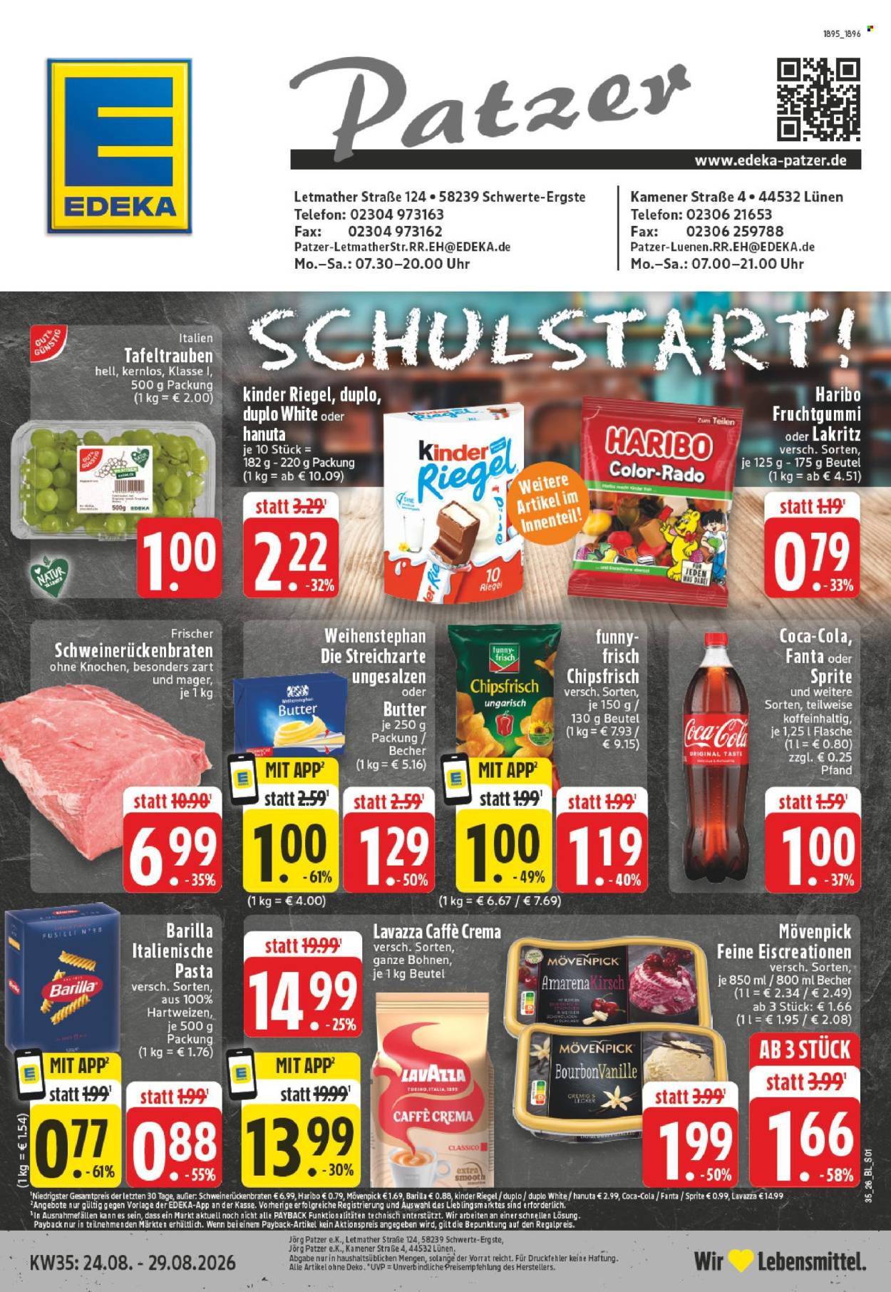 Edeka Prospekte  - 24.08.2026 - 29.08.2026. Seite 1