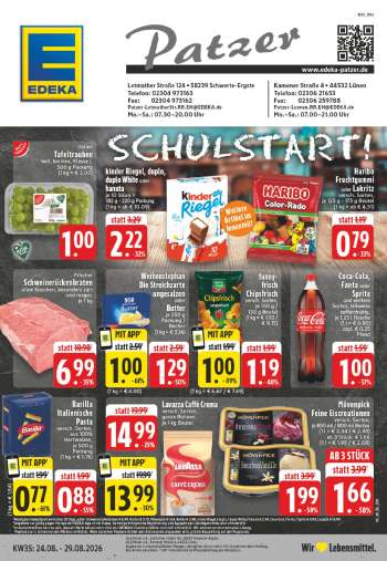 Prospekte Edeka - 24.08.2026 - 29.08.2026.