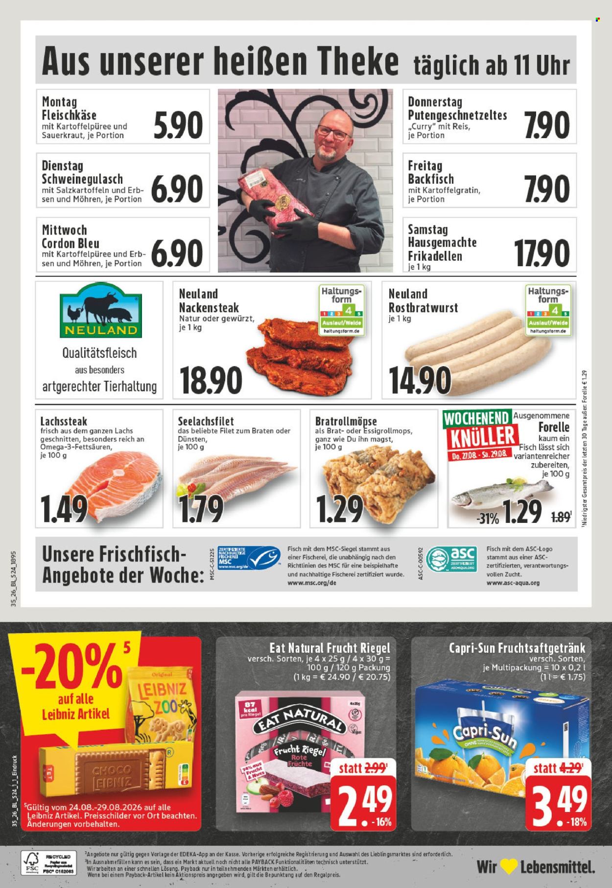 Edeka Prospekte  - 24.08.2026 - 29.08.2026. Seite 28