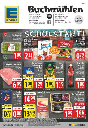Prospekte Edeka - 24.08.2026 - 29.08.2026.