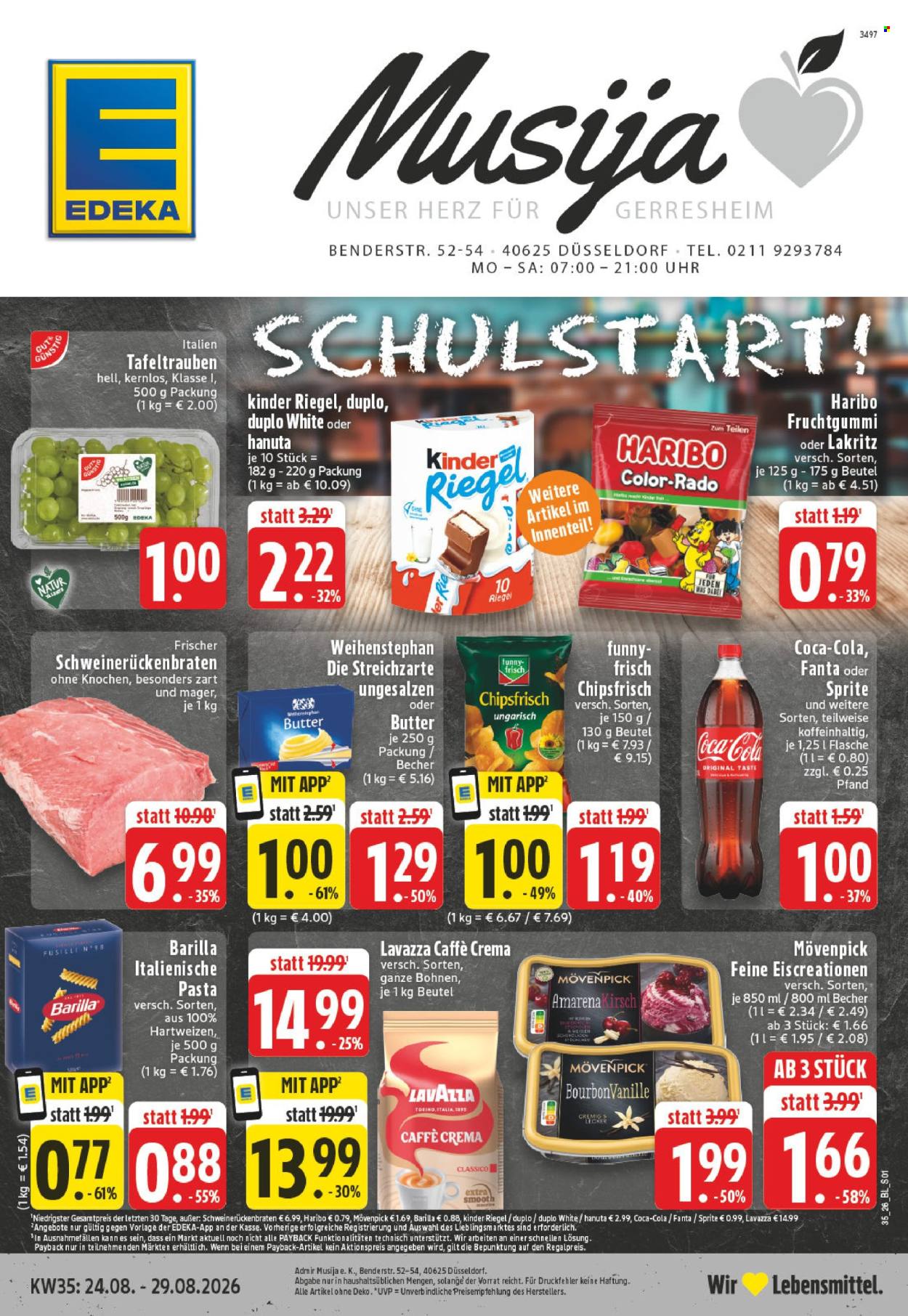 Edeka Prospekte  - 24.08.2026 - 29.08.2026. Seite 1