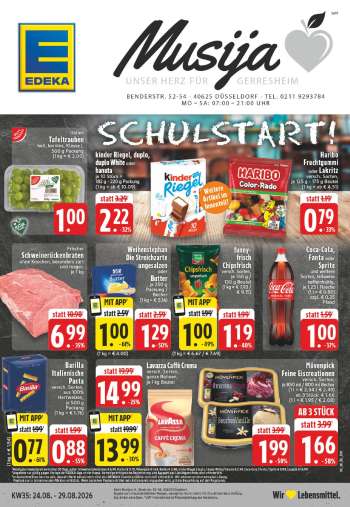Prospekte Edeka - 24.08.2026 - 29.08.2026.