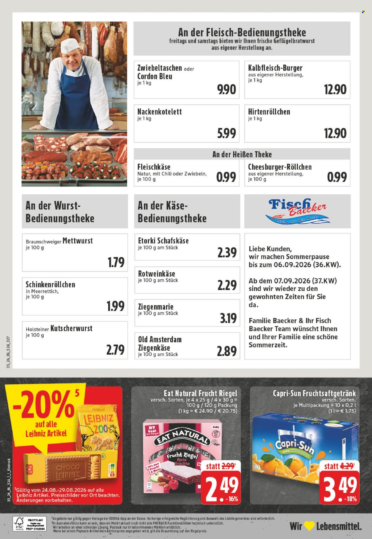 Edeka Prospekte  - 24.08.2026 - 29.08.2026. Seite 28