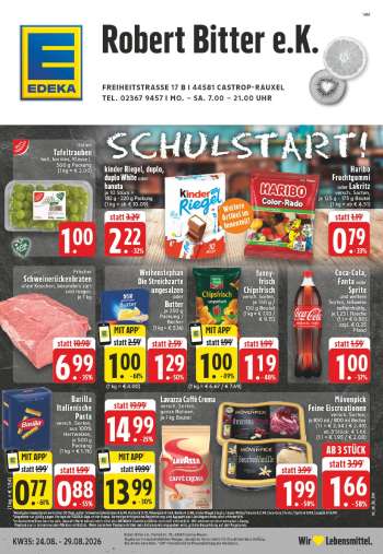 Prospekte Edeka - 24.08.2026 - 29.08.2026.