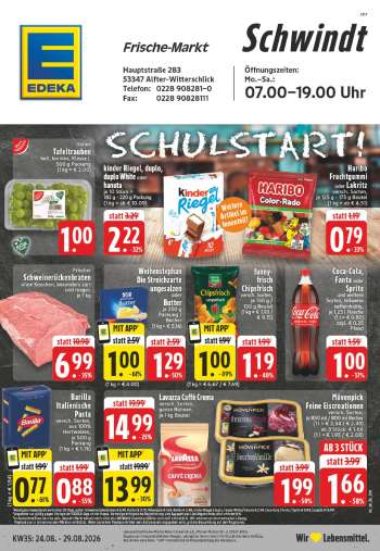 Prospekte Edeka - 24.08.2026 - 29.08.2026.
