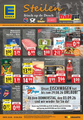 Prospekte Edeka - 24.08.2026 - 29.08.2026.