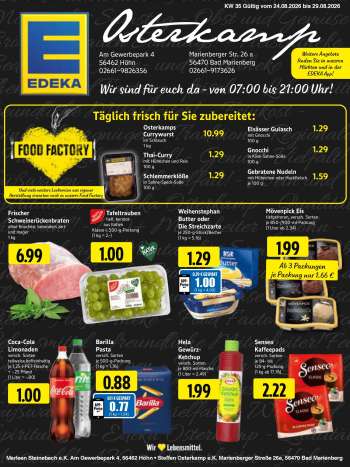 Prospekte Edeka - 24.08.2026 - 29.08.2026.