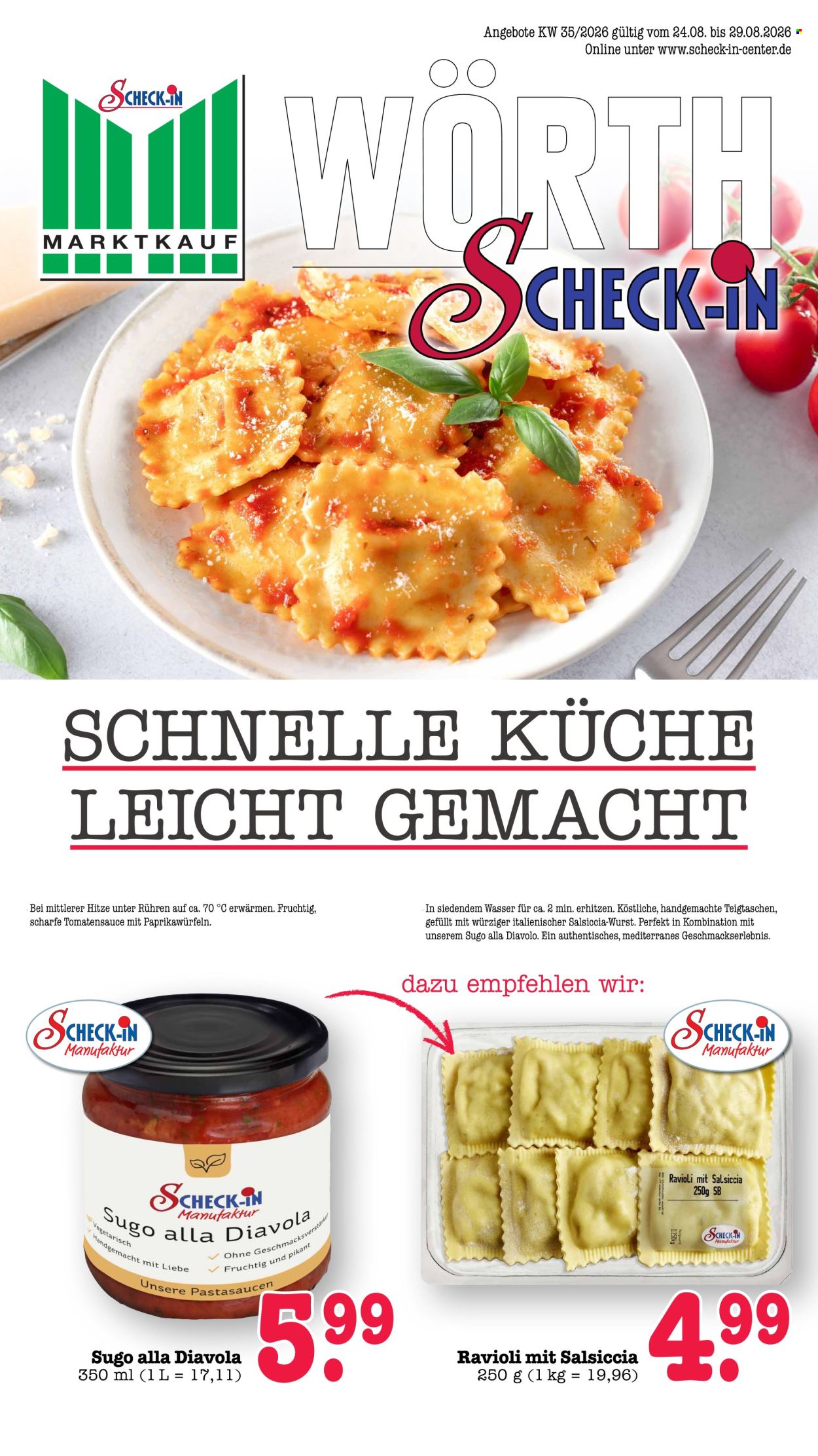 Scheck-in Prospekte  - 24.08.2026 - 29.08.2026. Seite 1