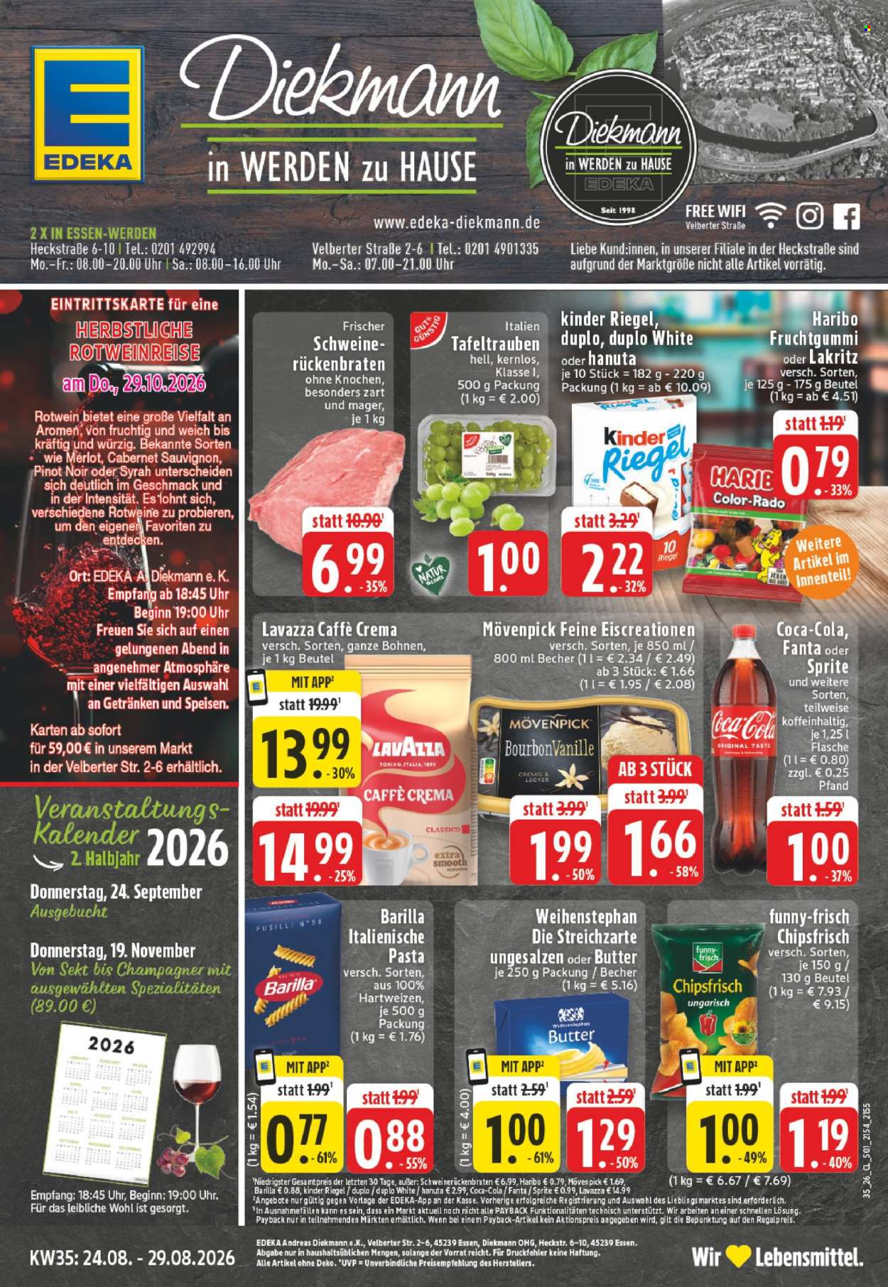 Edeka Prospekte  - 24.08.2026 - 29.08.2026. Seite 1