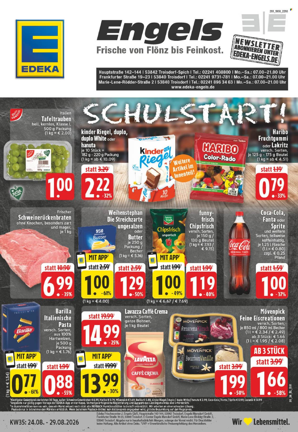 Edeka Prospekte  - 24.08.2026 - 29.08.2026. Seite 1