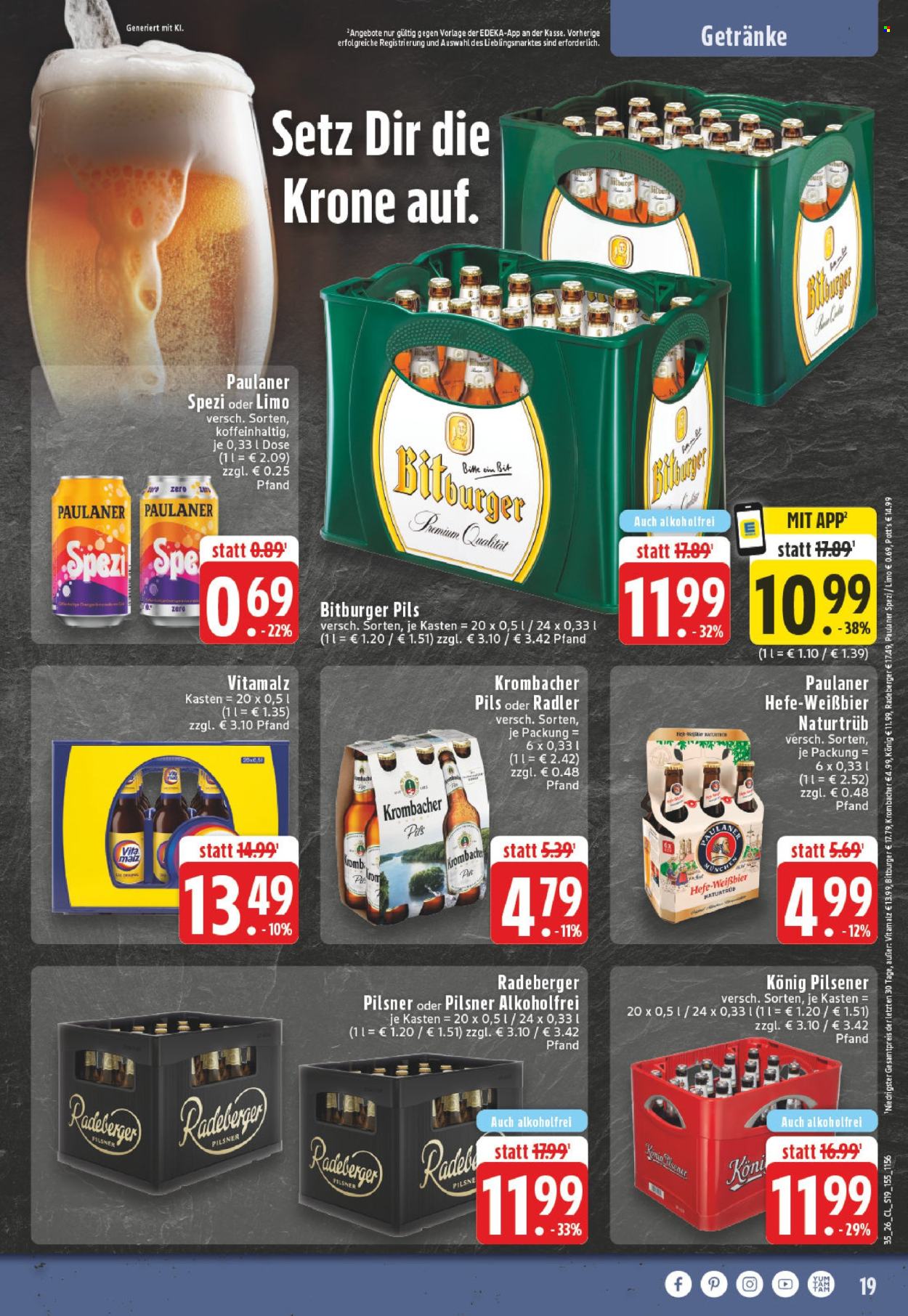 Edeka Prospekte  - 24.08.2026 - 29.08.2026. Seite 19