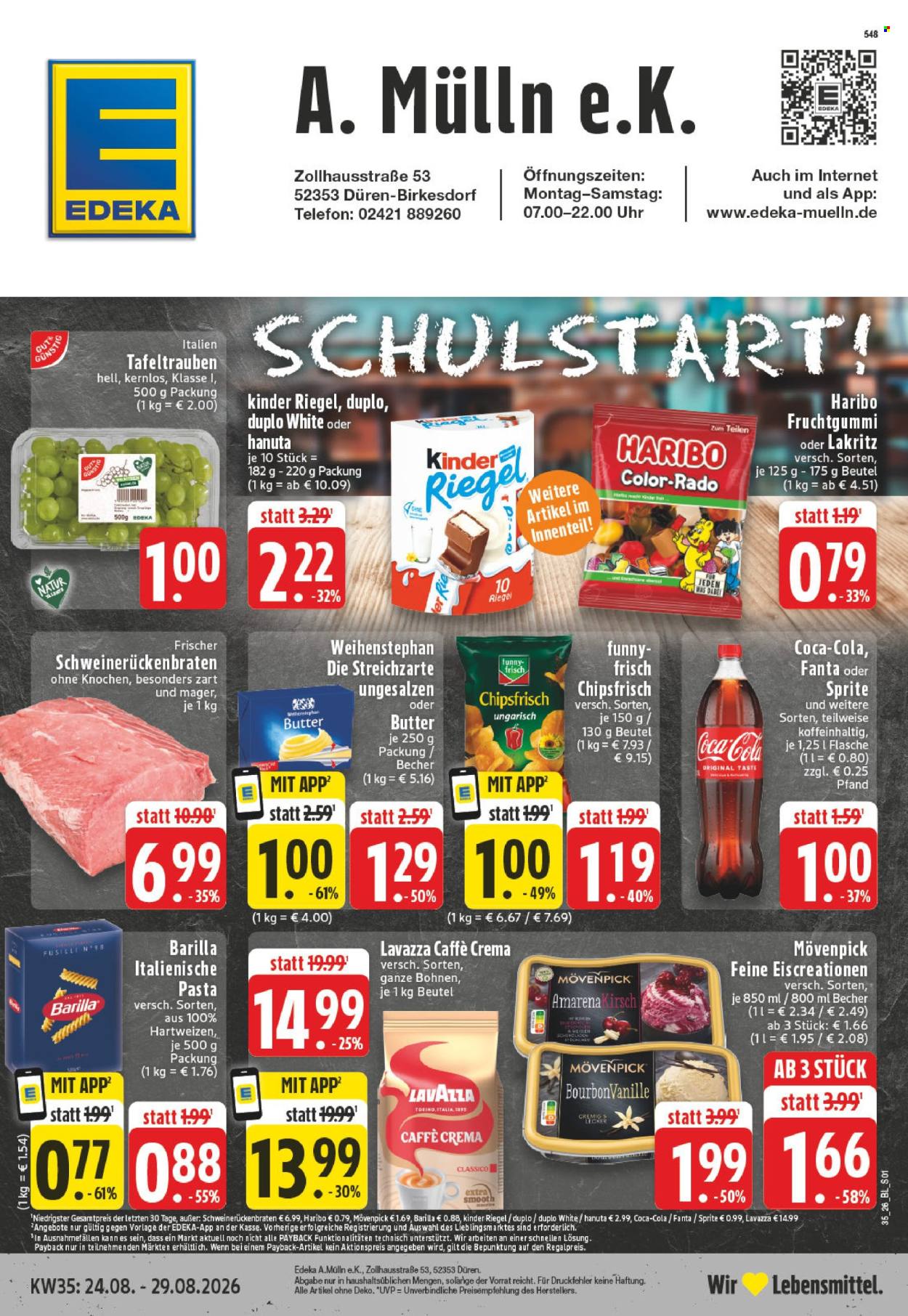 Edeka Prospekte  - 24.08.2026 - 29.08.2026. Seite 1