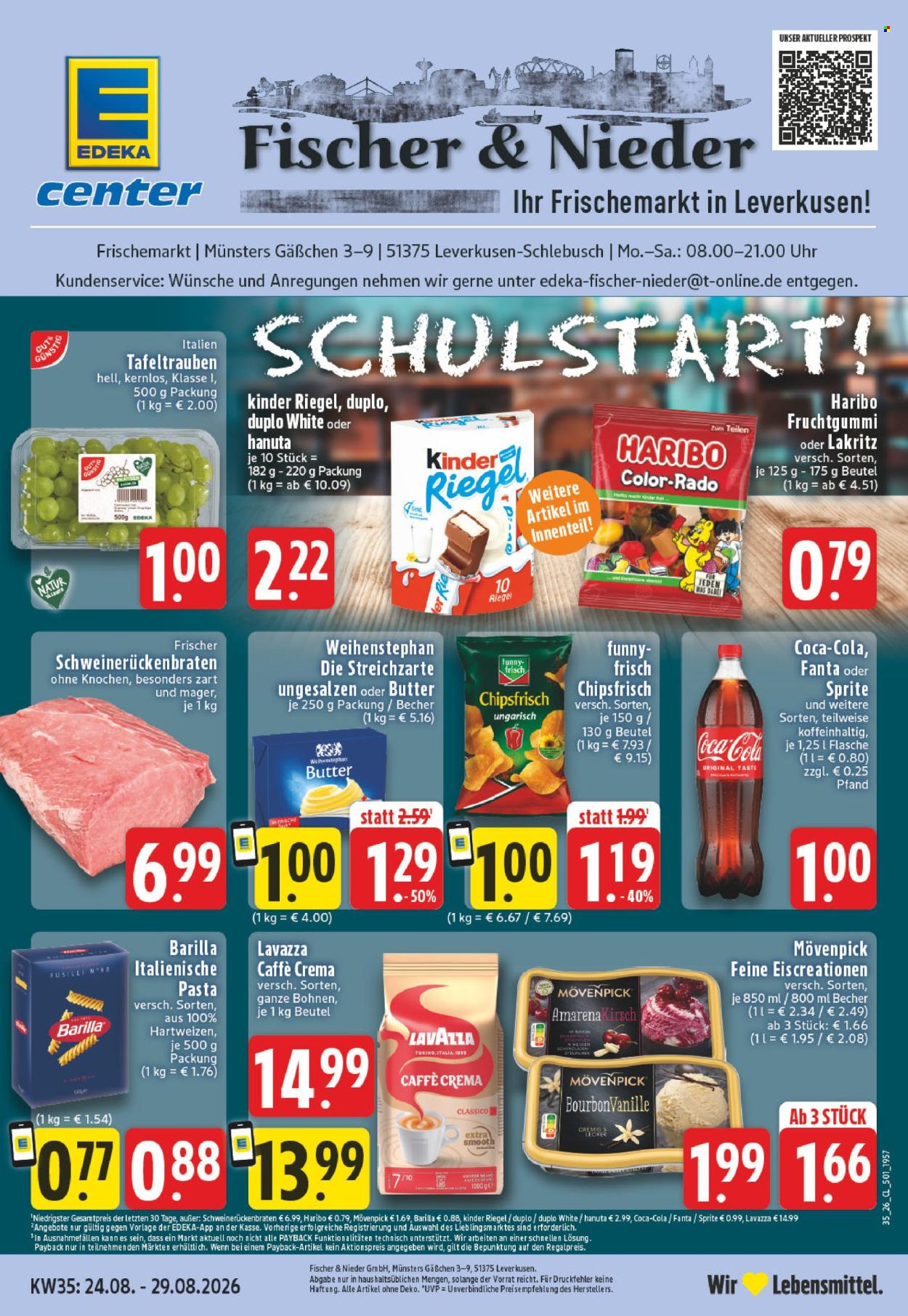 Edeka Prospekte  - 24.08.2026 - 29.08.2026. Seite 1
