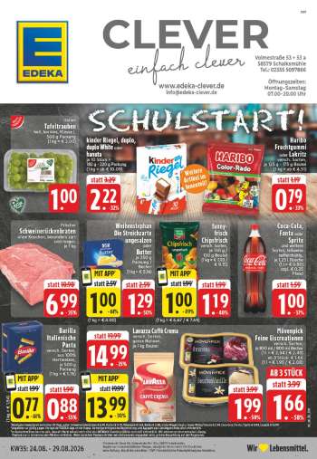 Prospekte Edeka - 24.08.2026 - 29.08.2026.