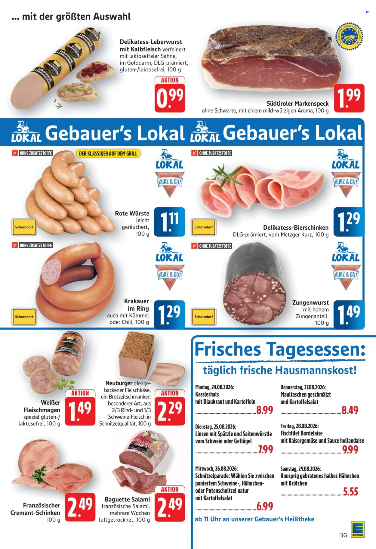 E center Prospekte  - 24.08.2026 - 29.08.2026. Seite 3