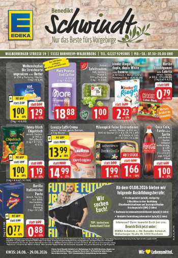 Prospekte Edeka - 24.08.2026 - 29.08.2026.
