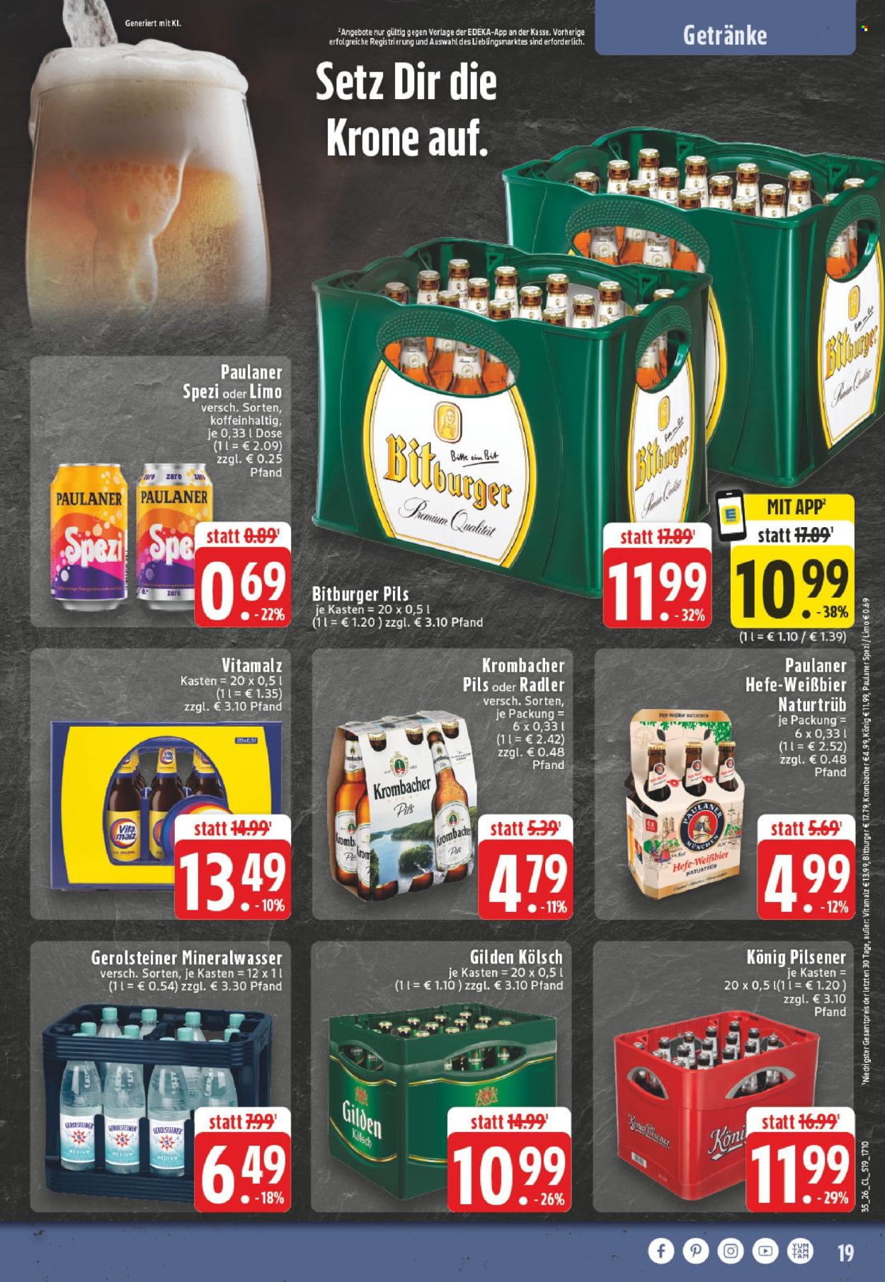 Edeka Prospekte  - 24.08.2026 - 29.08.2026. Seite 19