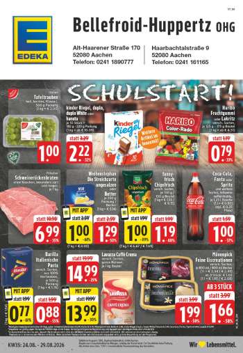 Prospekte Edeka - 24.08.2026 - 29.08.2026.