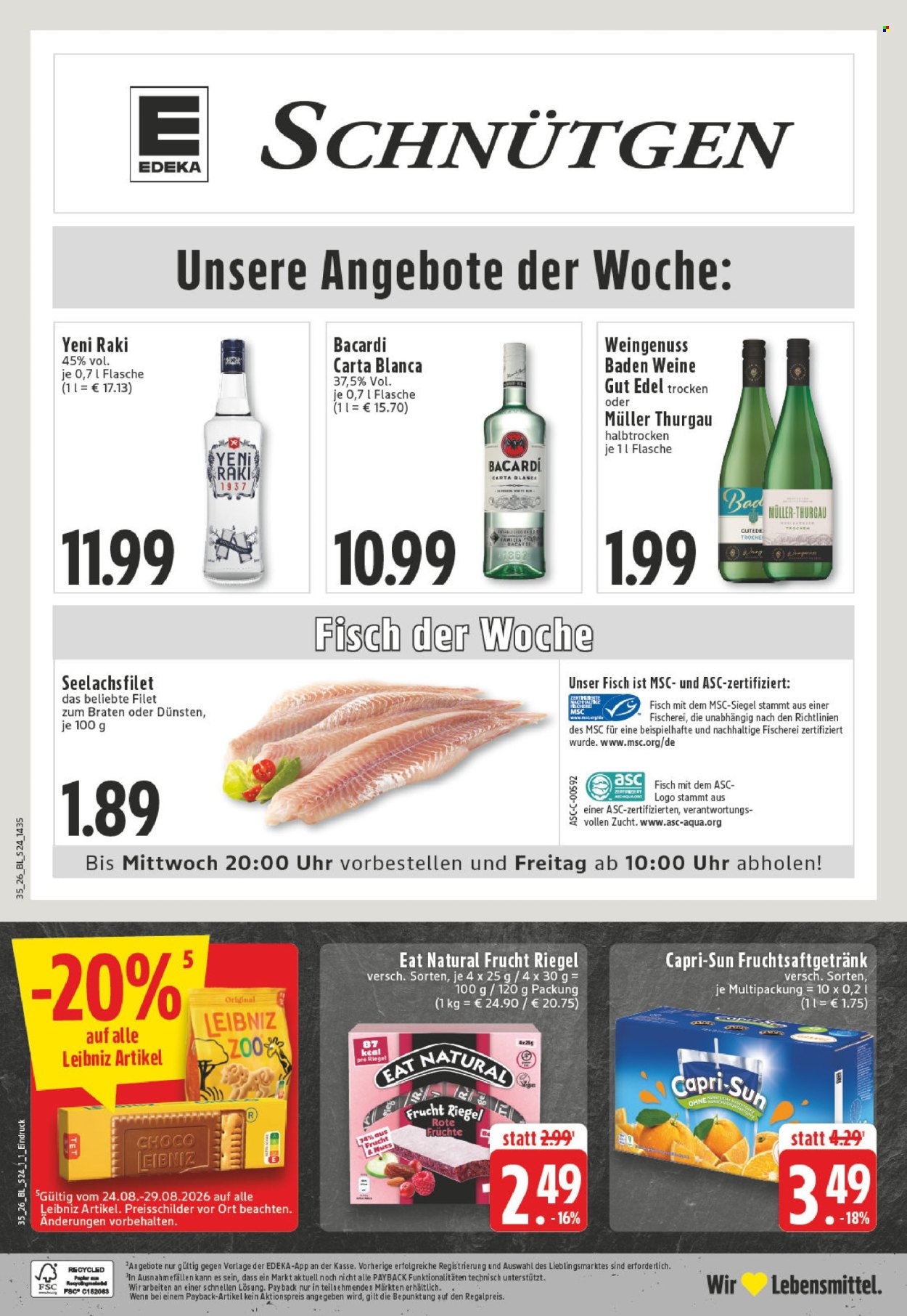 Edeka Prospekte  - 24.08.2026 - 29.08.2026. Seite 28