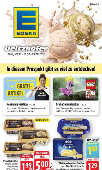 Prospekte Edeka - 24.08.2026 - 29.08.2026.