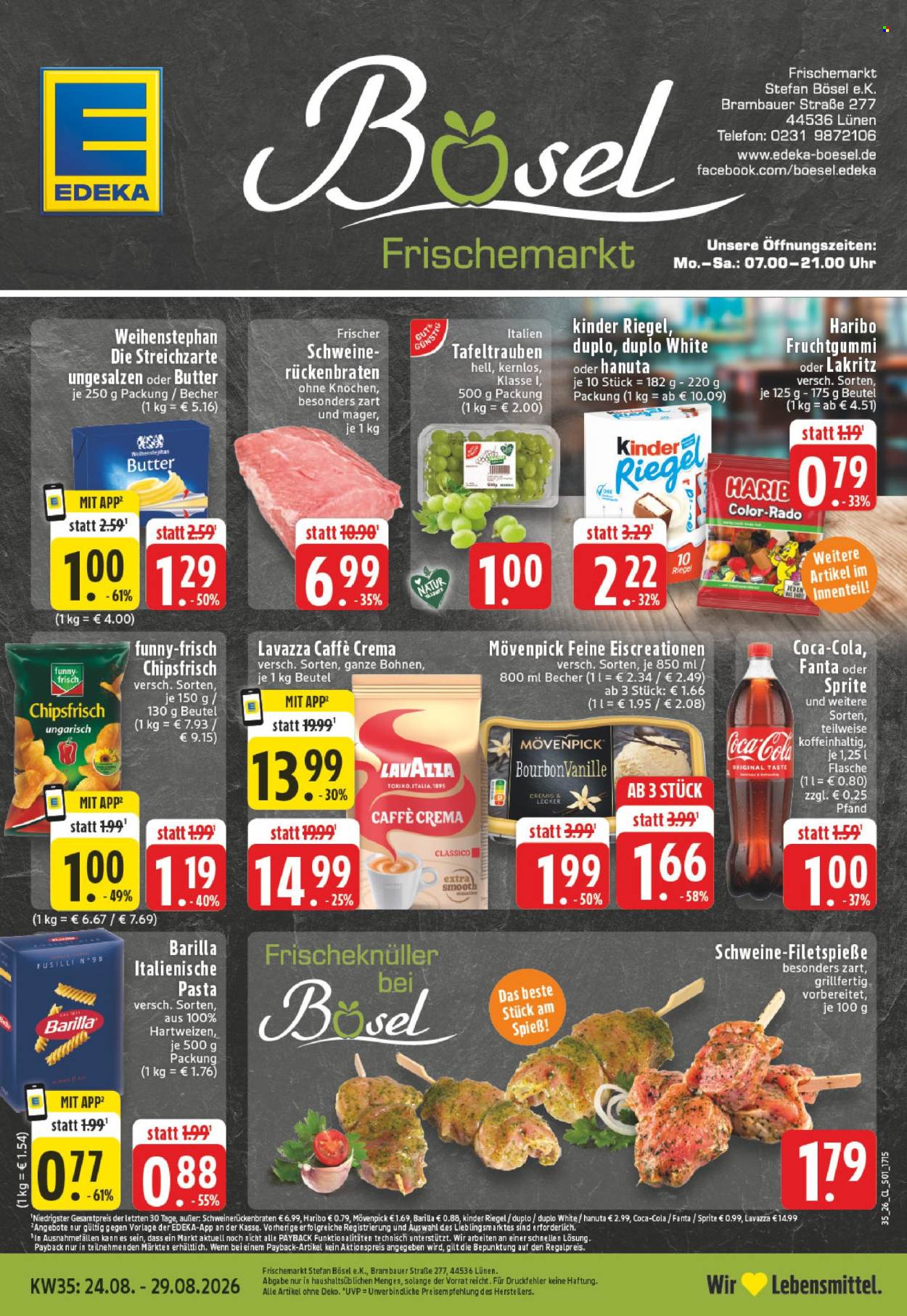 Edeka Prospekte  - 24.08.2026 - 29.08.2026. Seite 1
