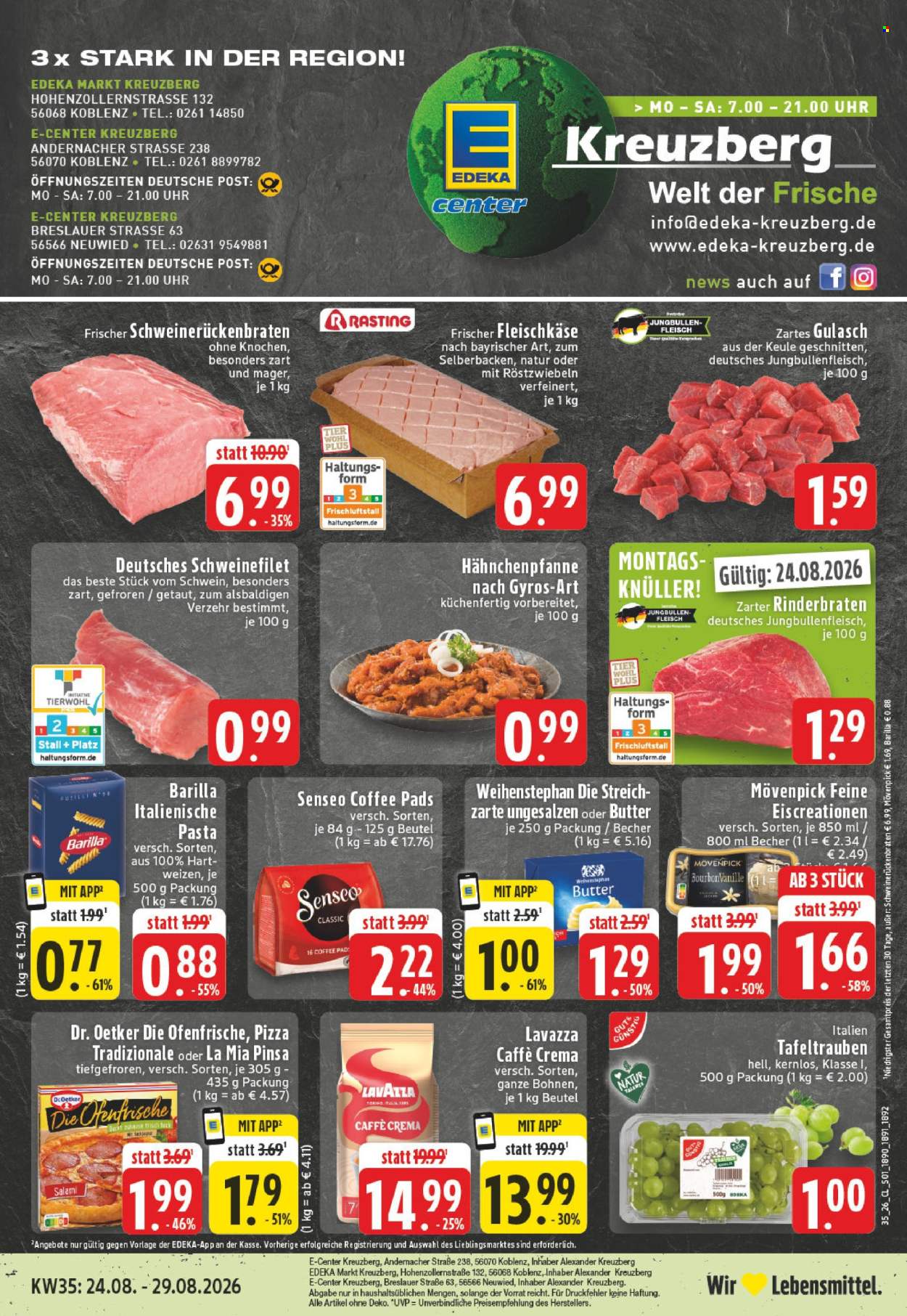 Edeka Prospekte  - 24.08.2026 - 29.08.2026. Seite 1