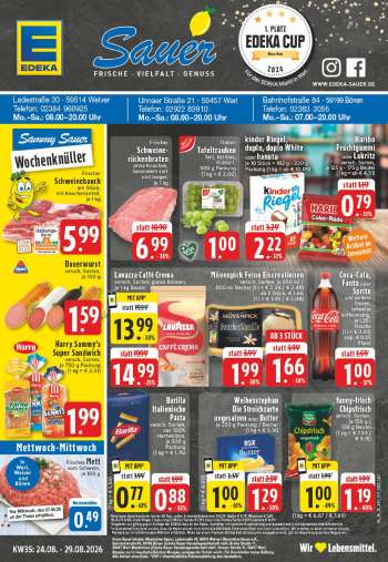 Prospekte Edeka - 24.08.2026 - 29.08.2026.