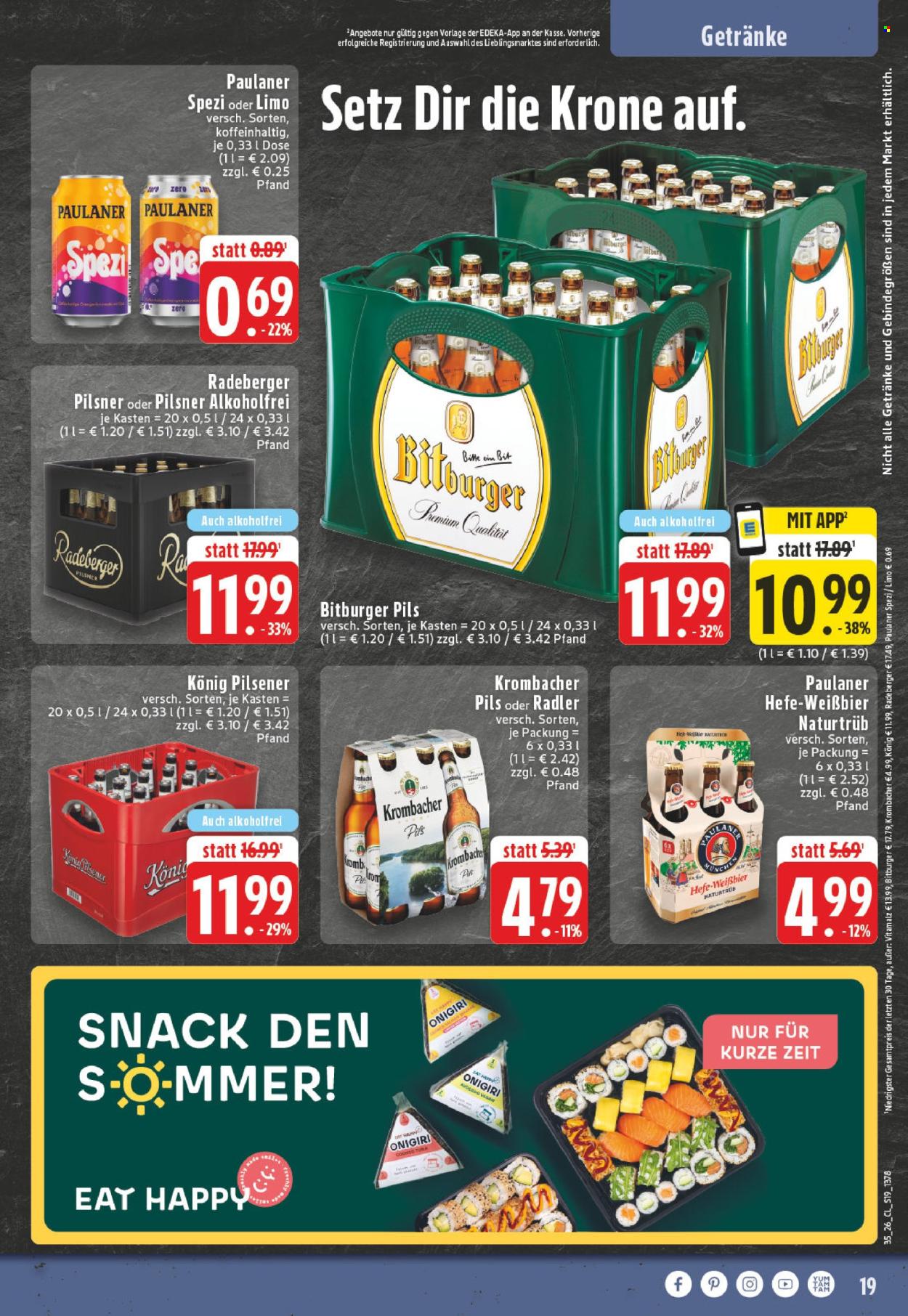 Edeka Prospekte  - 24.08.2026 - 29.08.2026. Seite 19