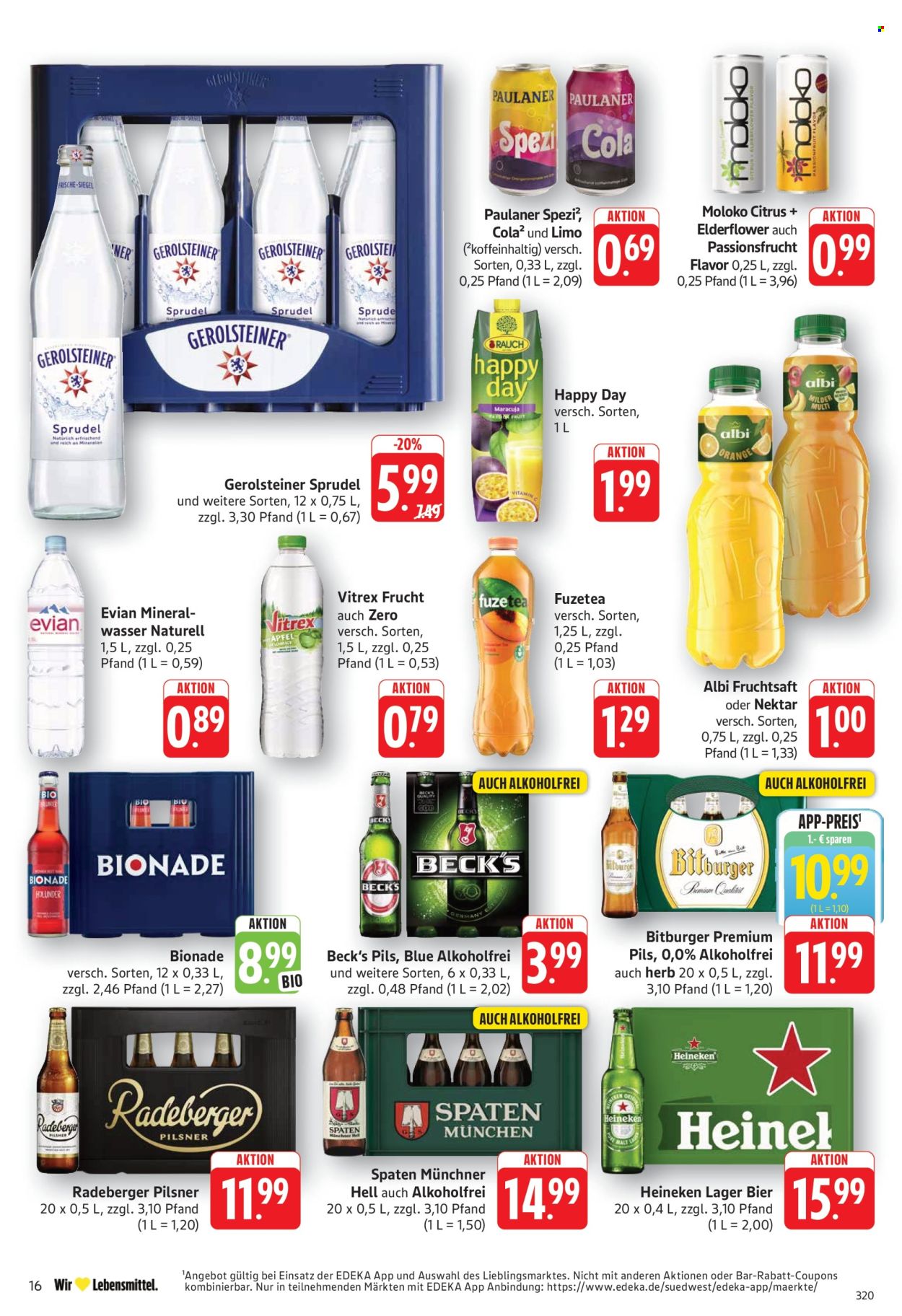 Edeka Prospekte  - 24.08.2026 - 29.08.2026. Seite 16