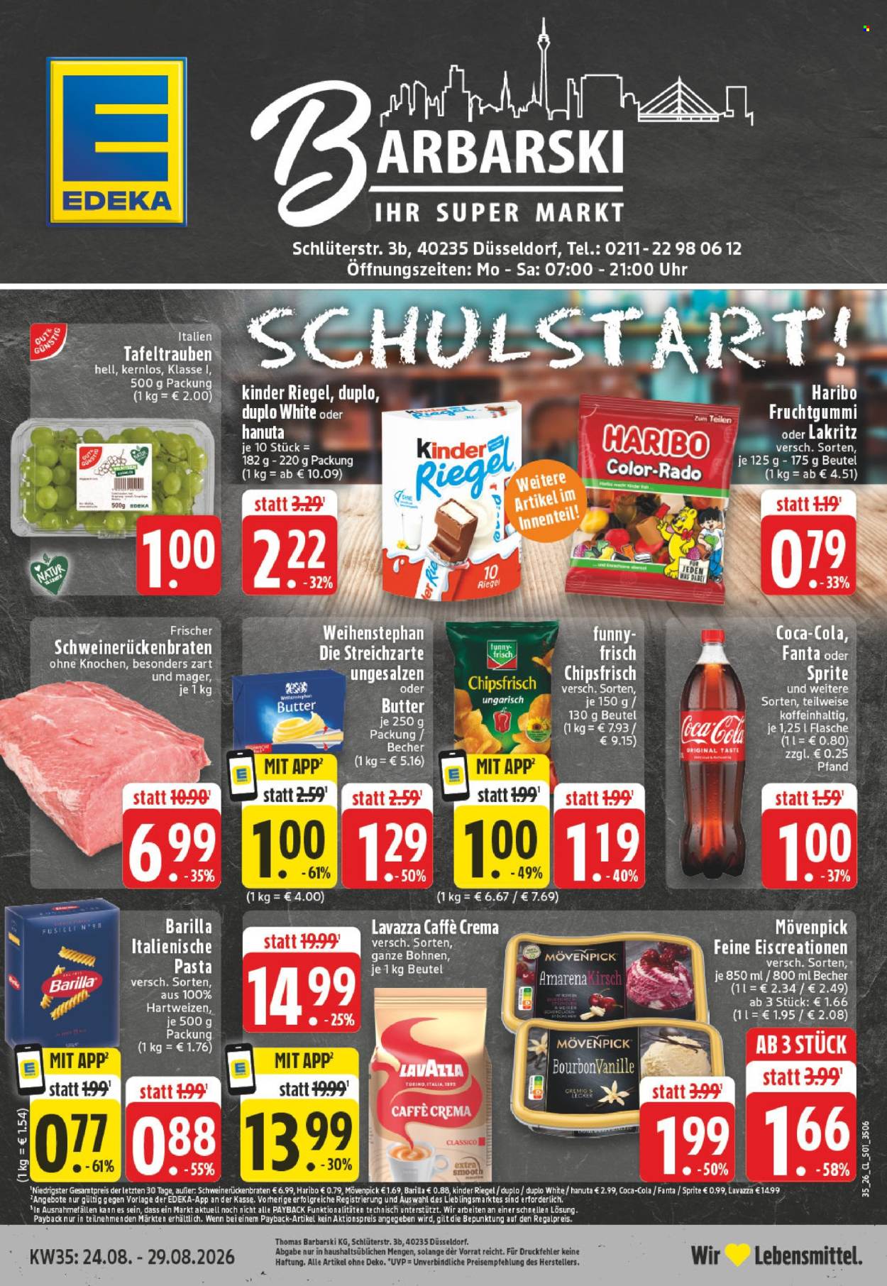 Edeka Prospekte  - 24.08.2026 - 29.08.2026. Seite 1