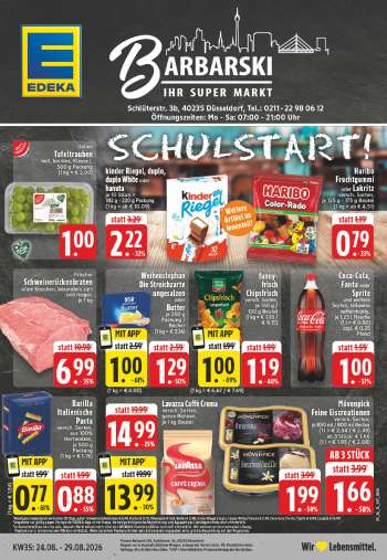 Prospekte Edeka - 24.08.2026 - 29.08.2026.
