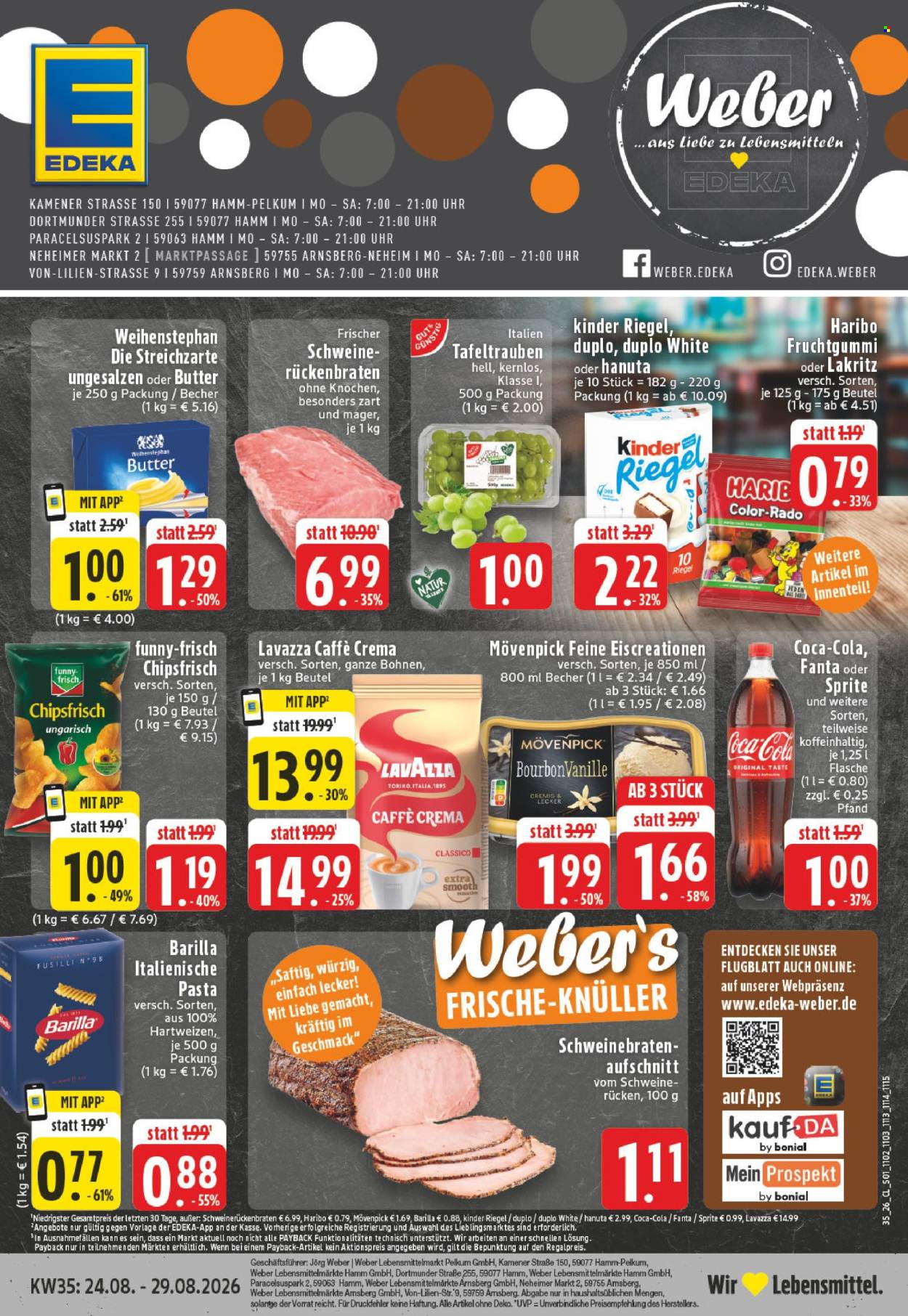 Edeka Prospekte  - 24.08.2026 - 29.08.2026. Seite 1