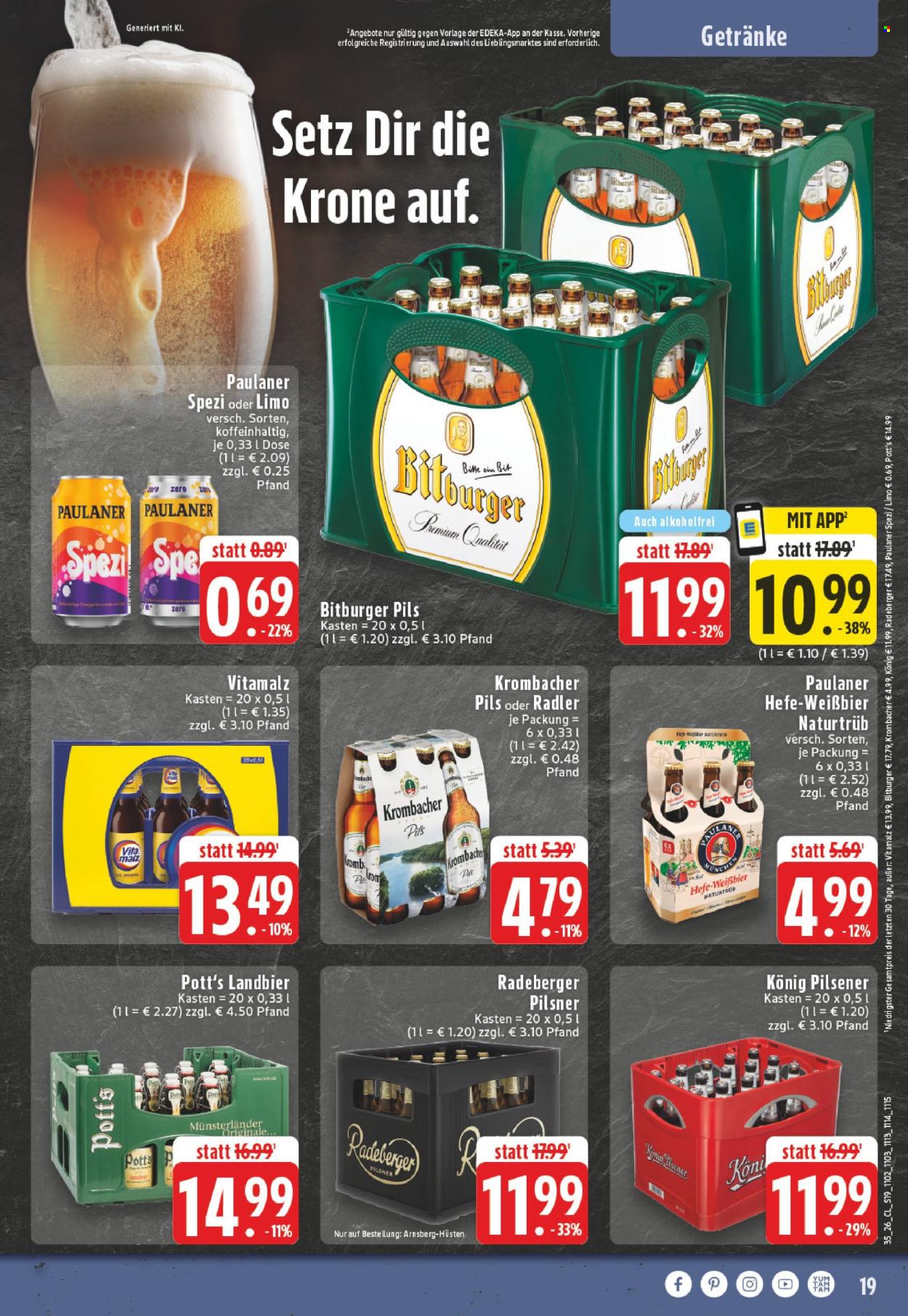 Edeka Prospekte  - 24.08.2026 - 29.08.2026. Seite 19