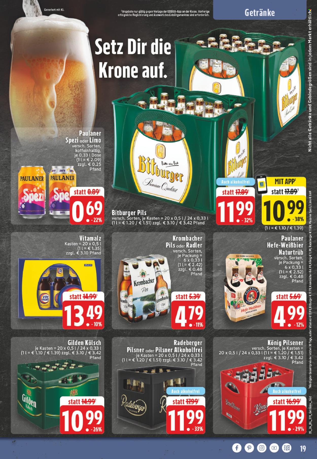 Edeka Prospekte  - 24.08.2026 - 29.08.2026. Seite 19