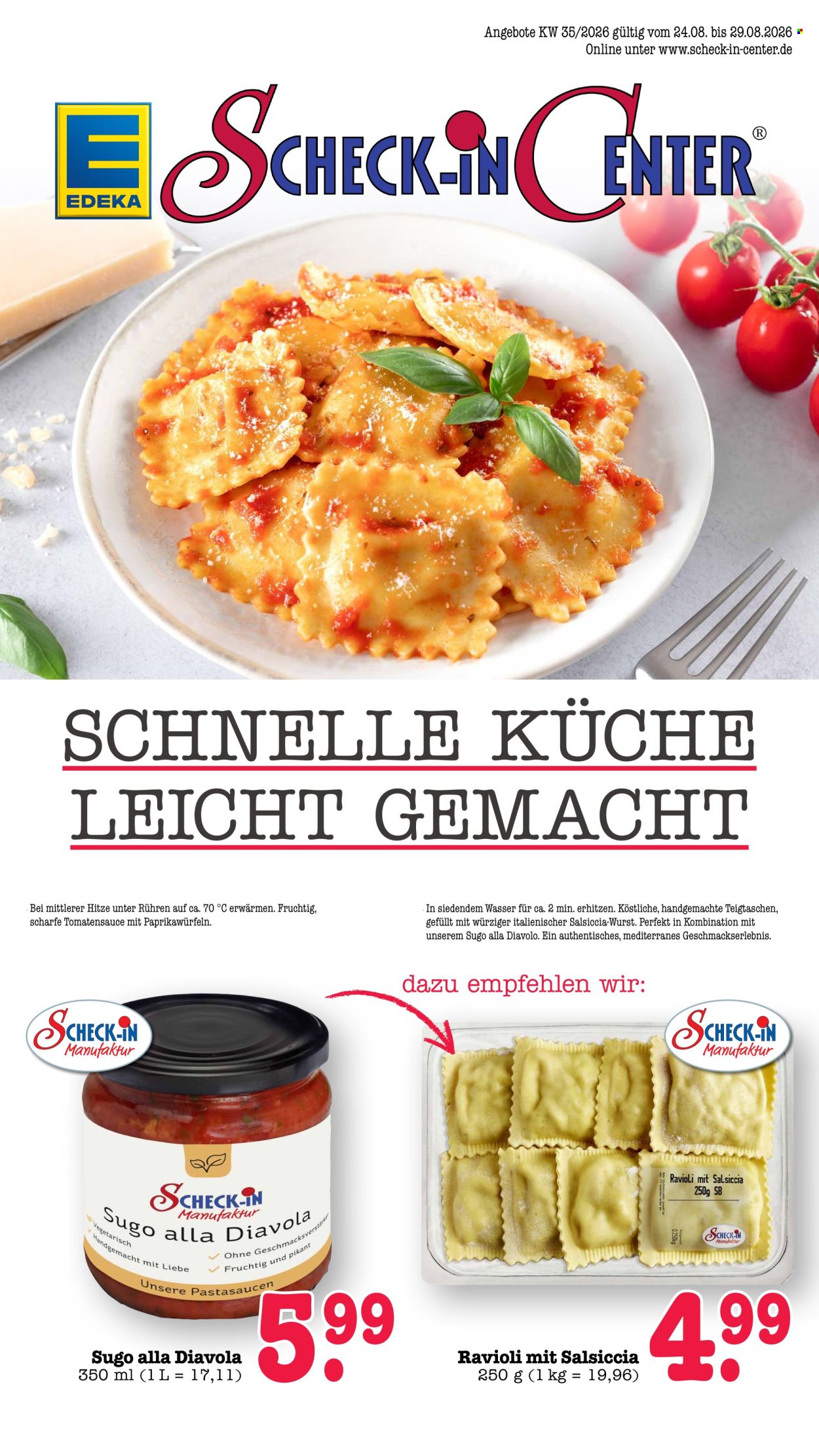 Scheck-in Prospekte  - 24.08.2026 - 29.08.2026. Seite 1