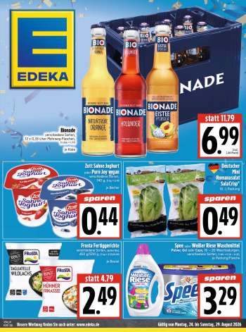 Prospekte Edeka - 24.08.2026 - 29.08.2026.