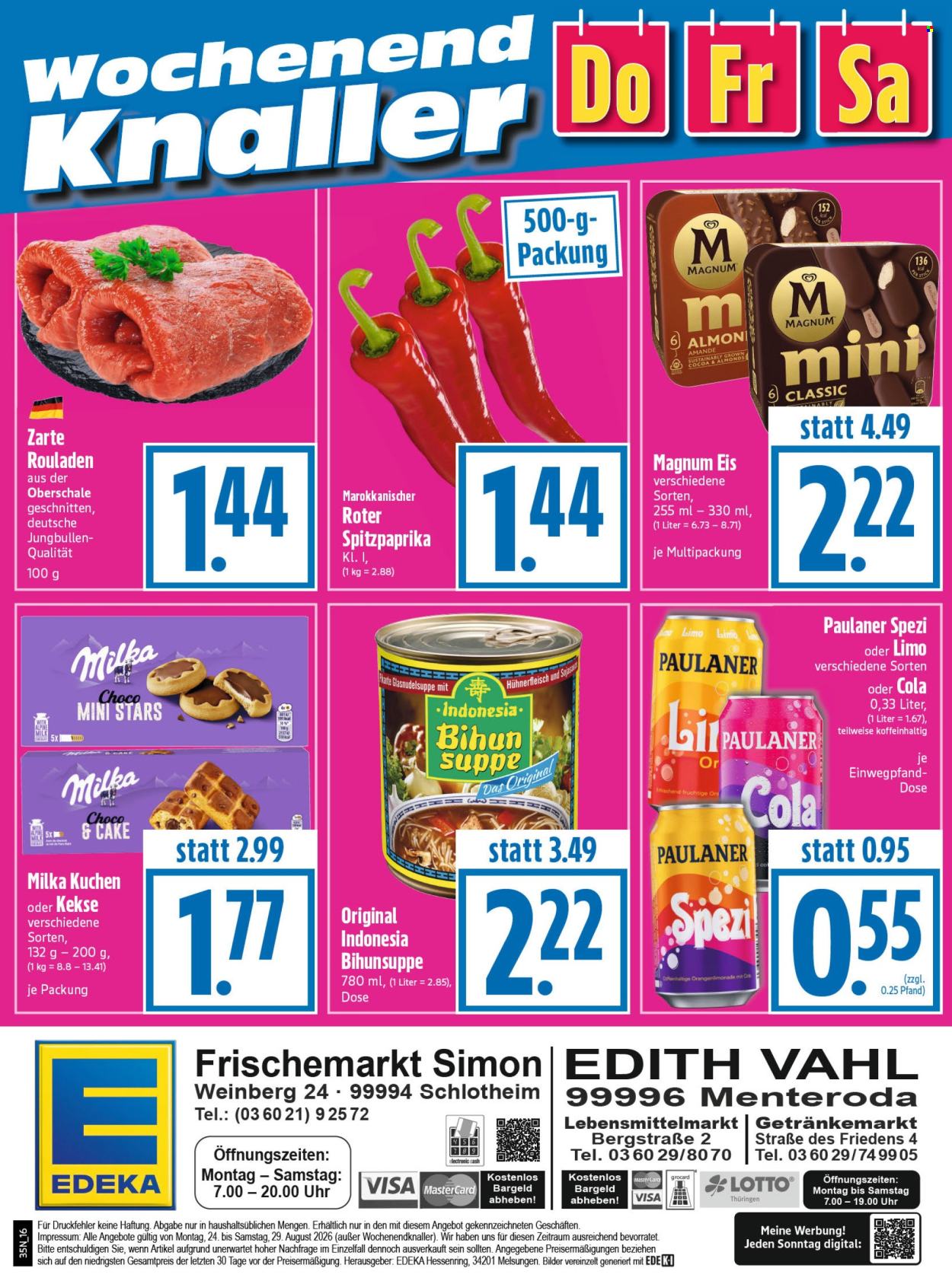 Edeka Prospekte  - 24.08.2026 - 29.08.2026. Seite 16