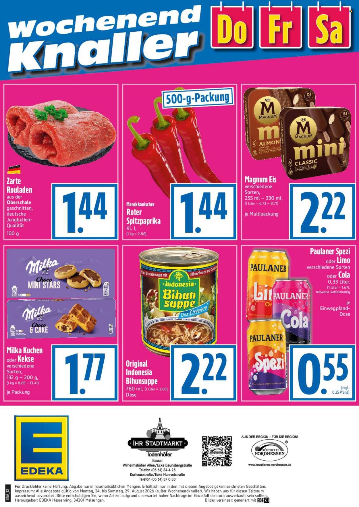 Edeka Prospekte  - 24.08.2026 - 29.08.2026. Seite 12
