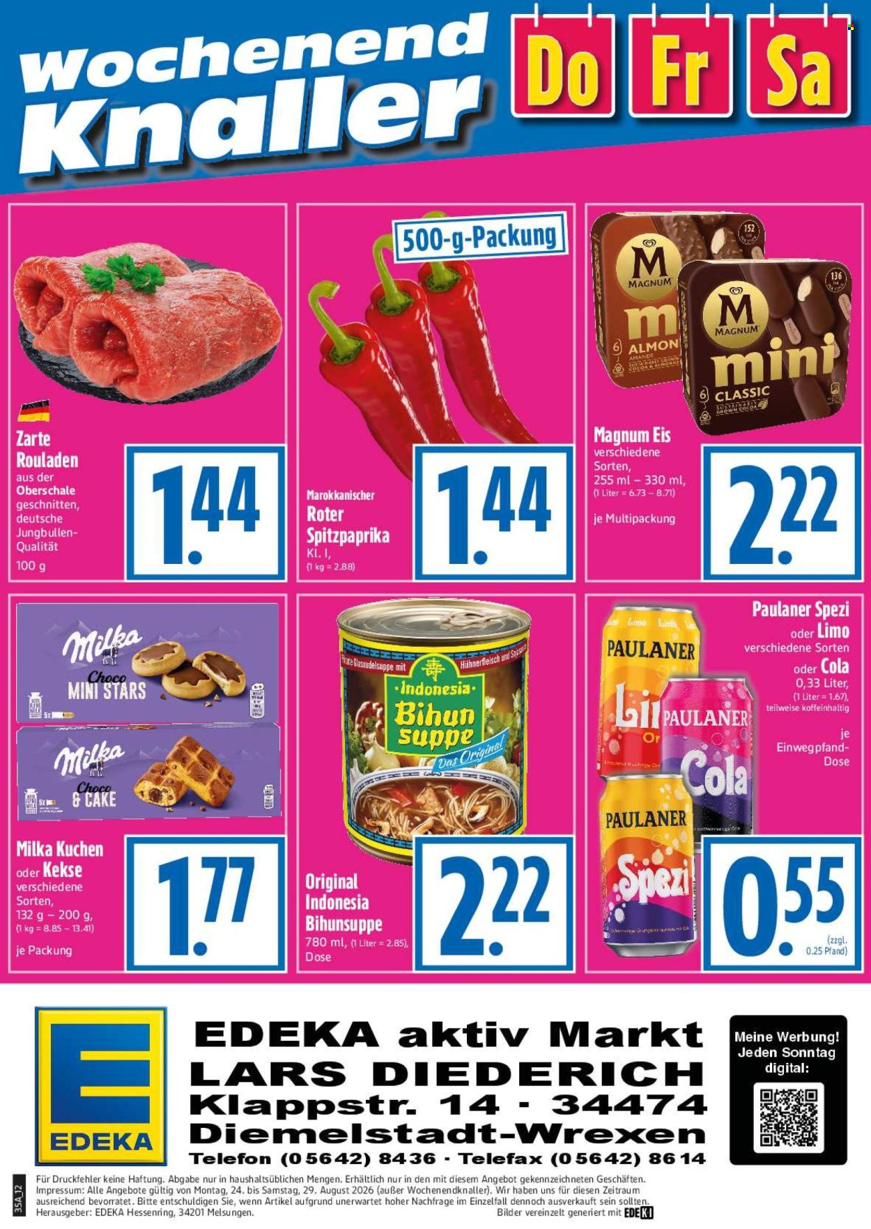 Edeka Prospekte  - 24.08.2026 - 29.08.2026. Seite 12