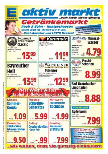Prospekte Edeka - 24.08.2026 - 29.08.2026.